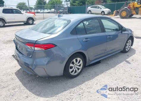 2021 Toyota Corolla Le z USA, uszkodzony, nr VIN 5YFEPMAEXMP180277